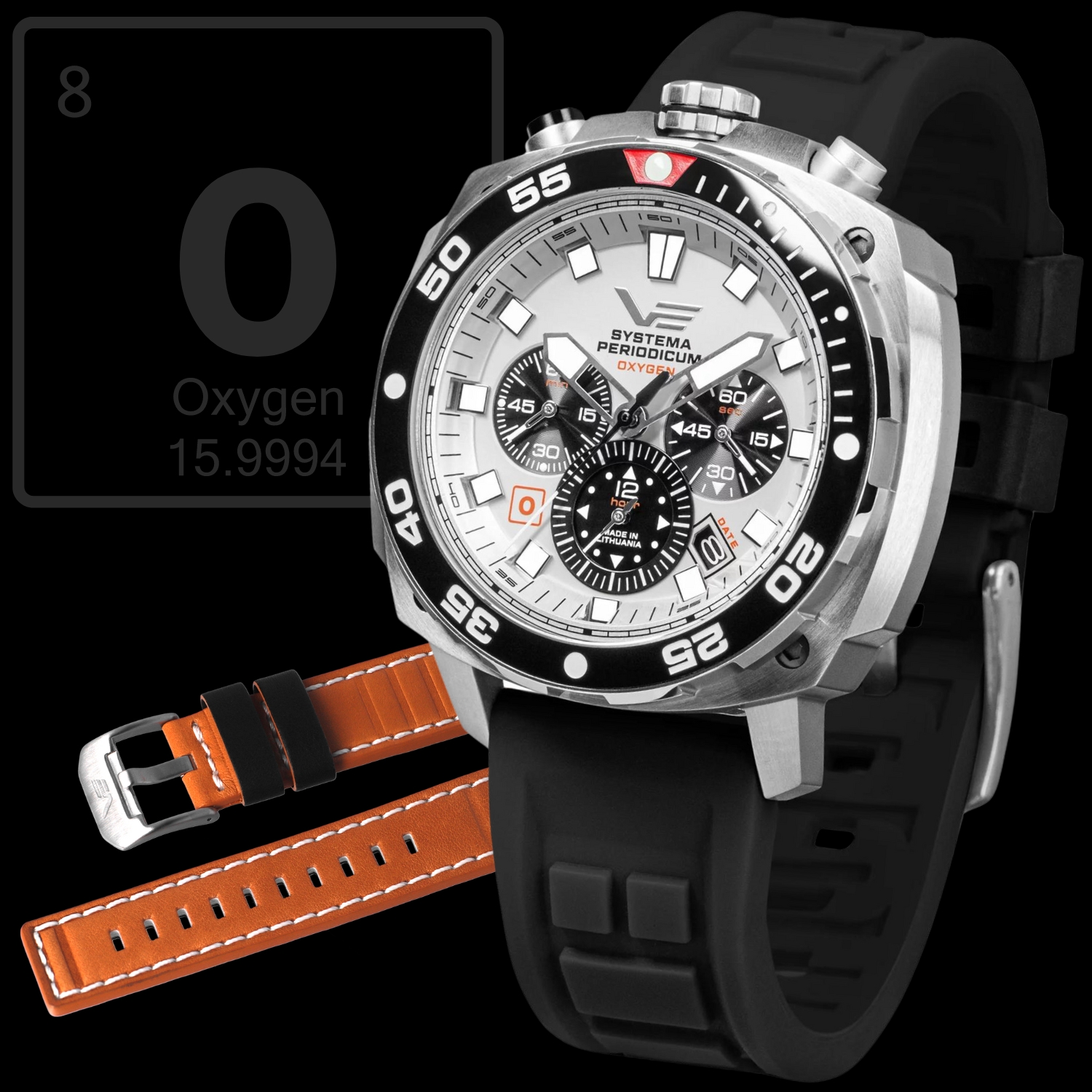 Zegarek Vostok Europe VK67-650A722SB Systema Periodicum Oxygen męski 